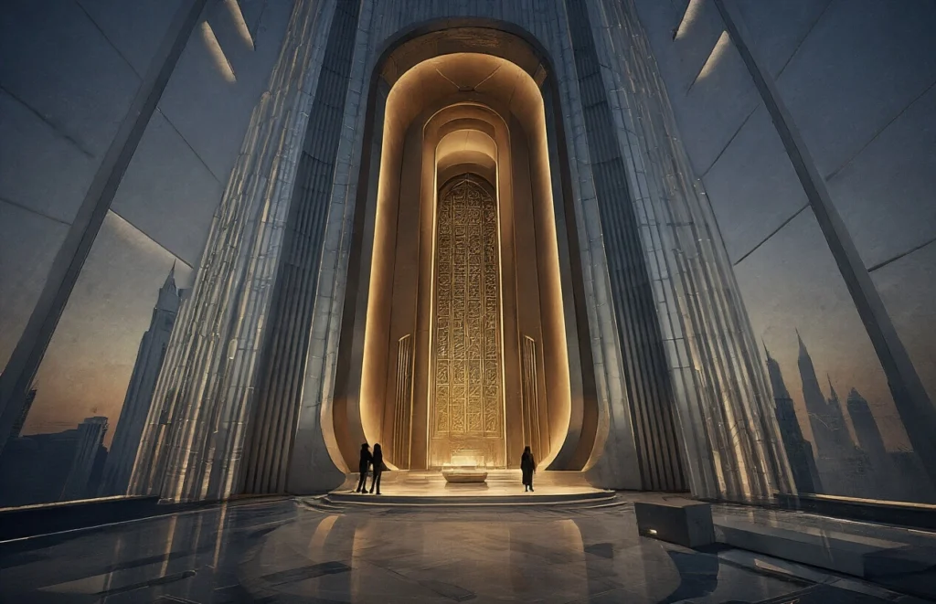 burj-khalifa-golden-sculpture